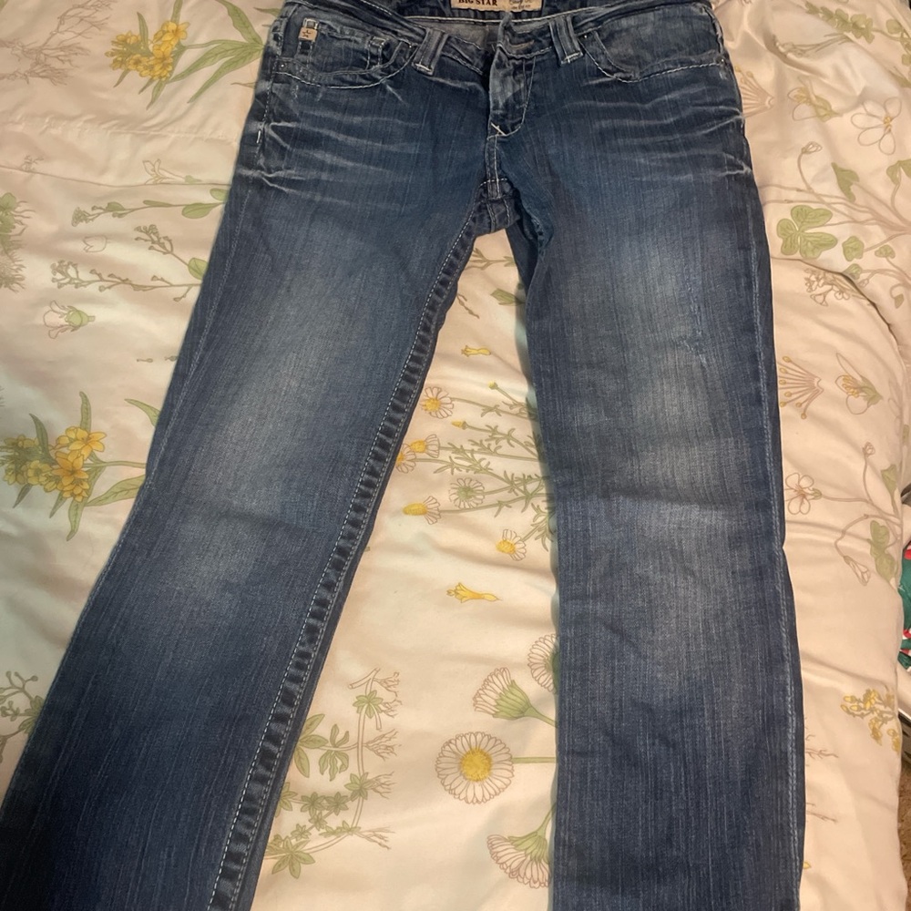 Big Star Women's Straight Leg Blue Jeans